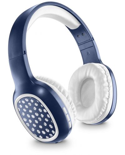 Ασύρματα ακουστικά Cellularline - MS Basic Shiny Pois, μπλε - 1